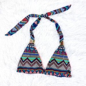 BAR III Triangle Halter Bikini Top